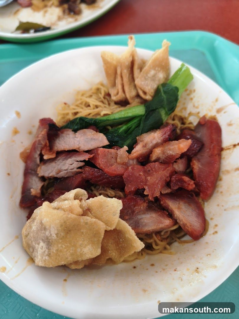 Noodle Dish with Char Siu and Vegetables