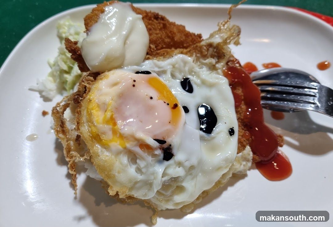 Fried Egg with Bacon and Ketchup