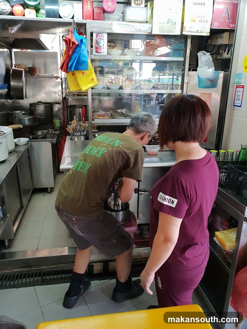 Kitchen Interior with Staff
