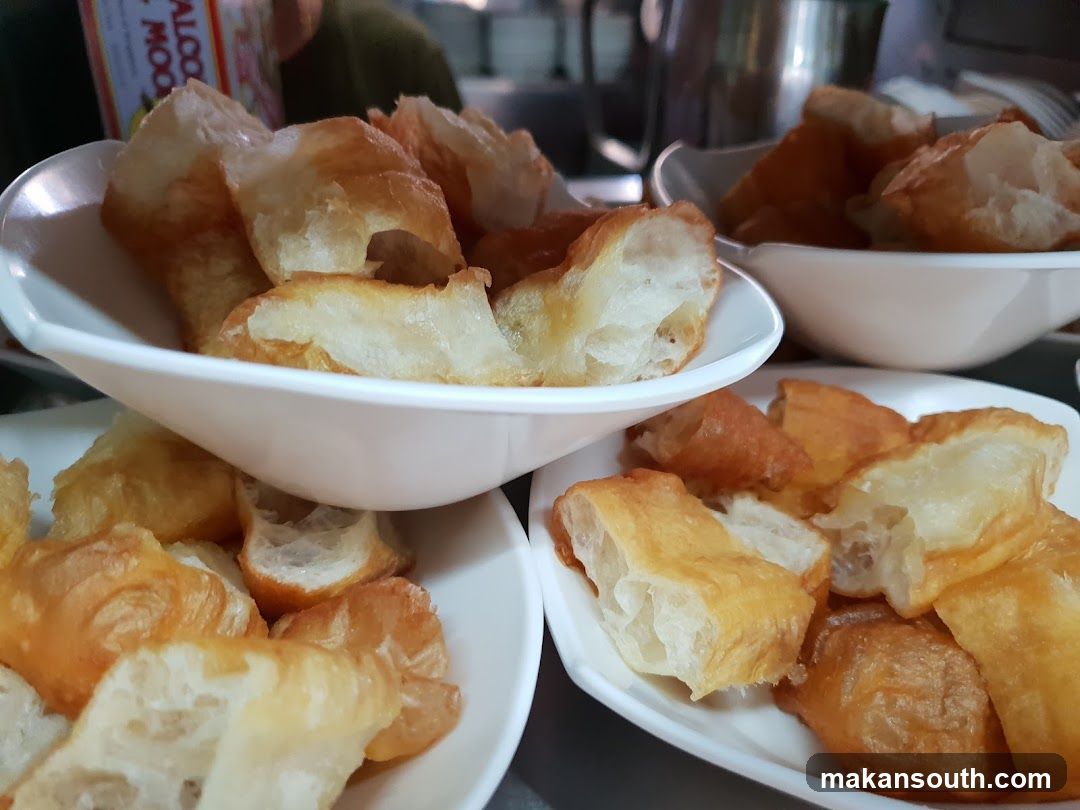 Fried Dough Snacks in Bowls