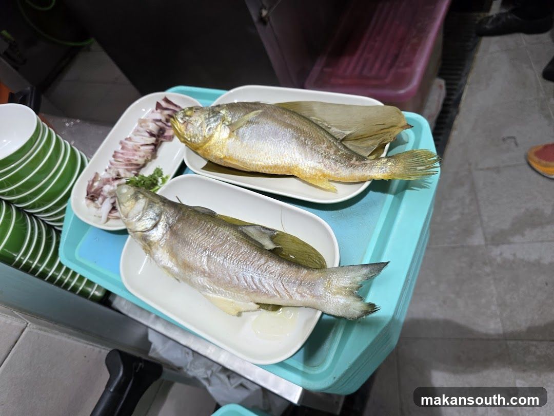 Raw Fish on Tray