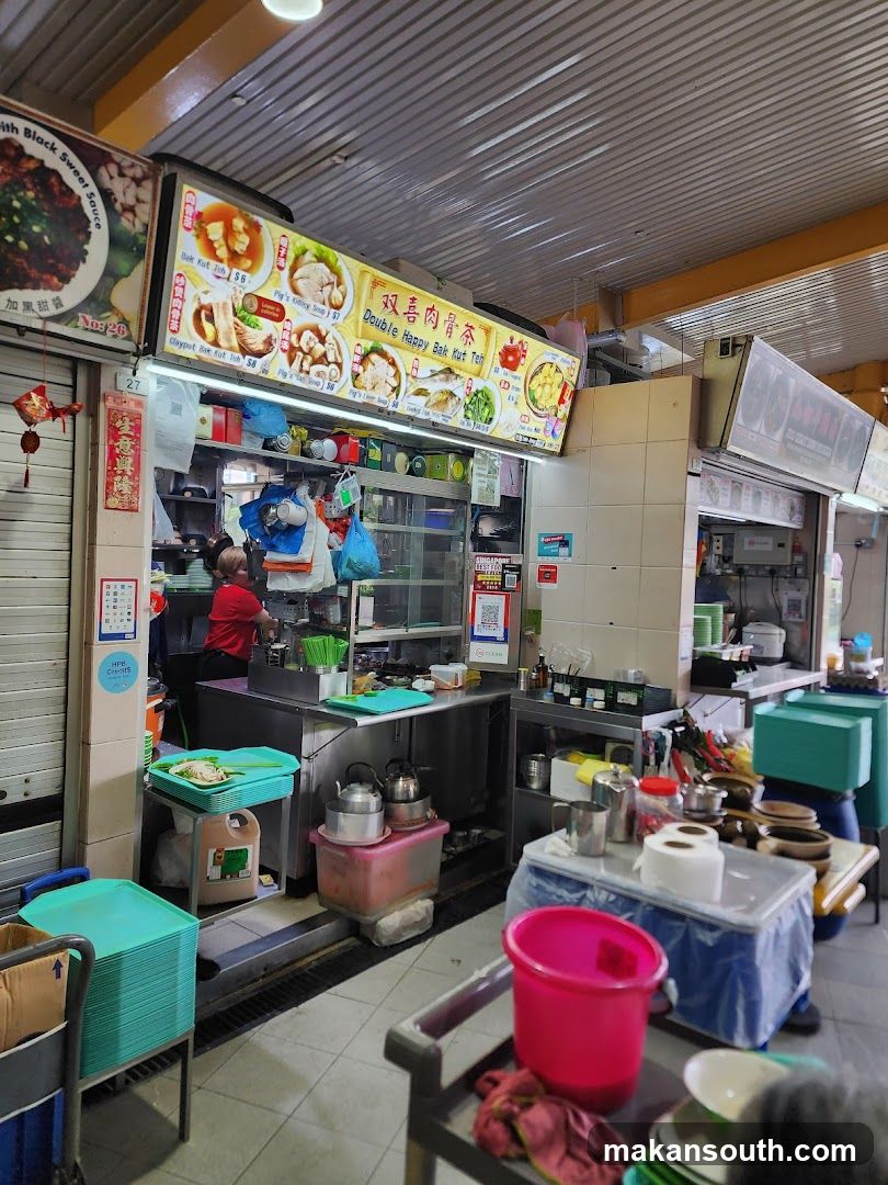 Food Stall Interior View