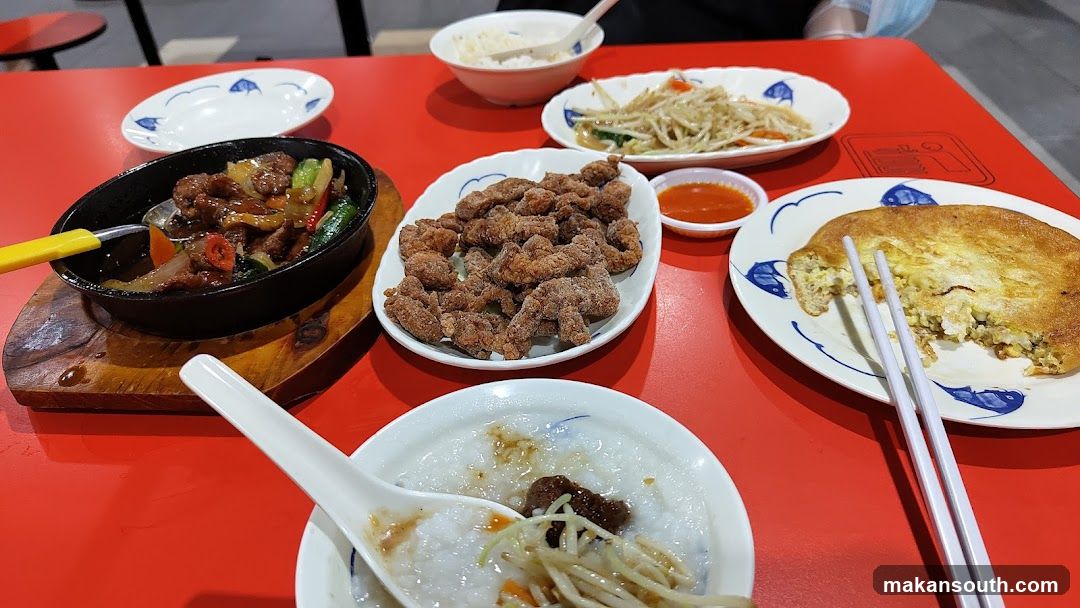 Dining Table with Various Dishes