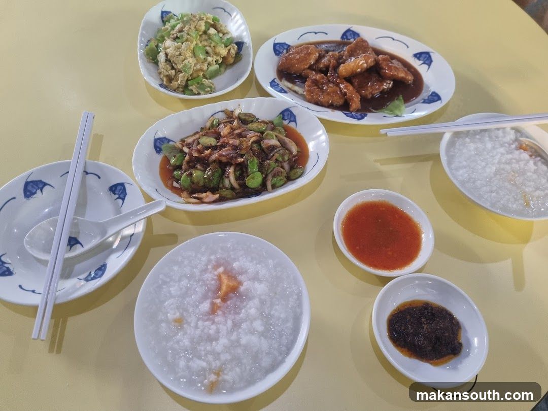 Dish Spread on Table