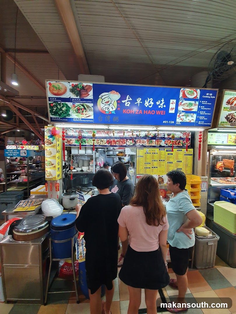 Food Stall Interior Scene