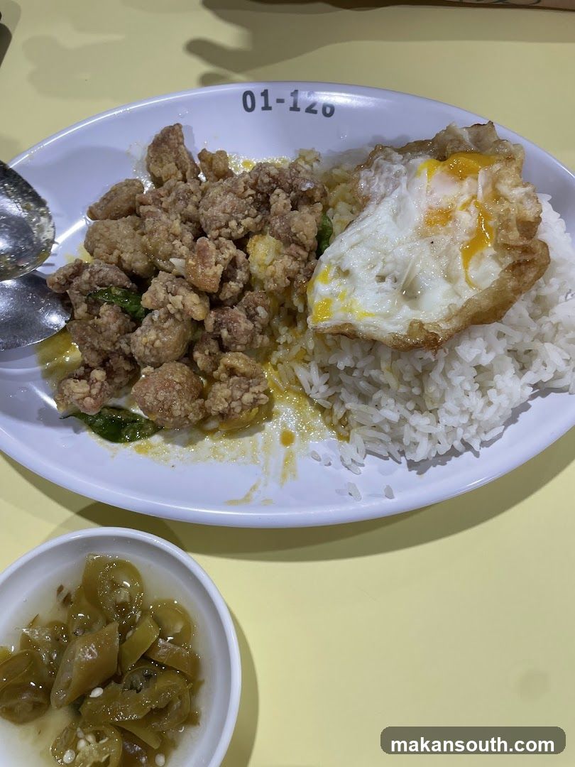 Fried Rice with Meat and Egg