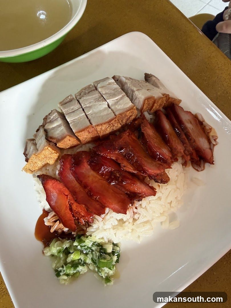 Rice with Roasted Meat and Sauce
