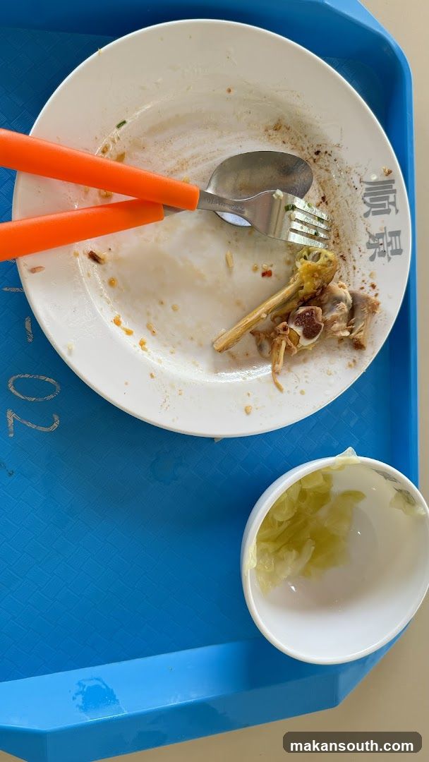 Empty Plate with Remains