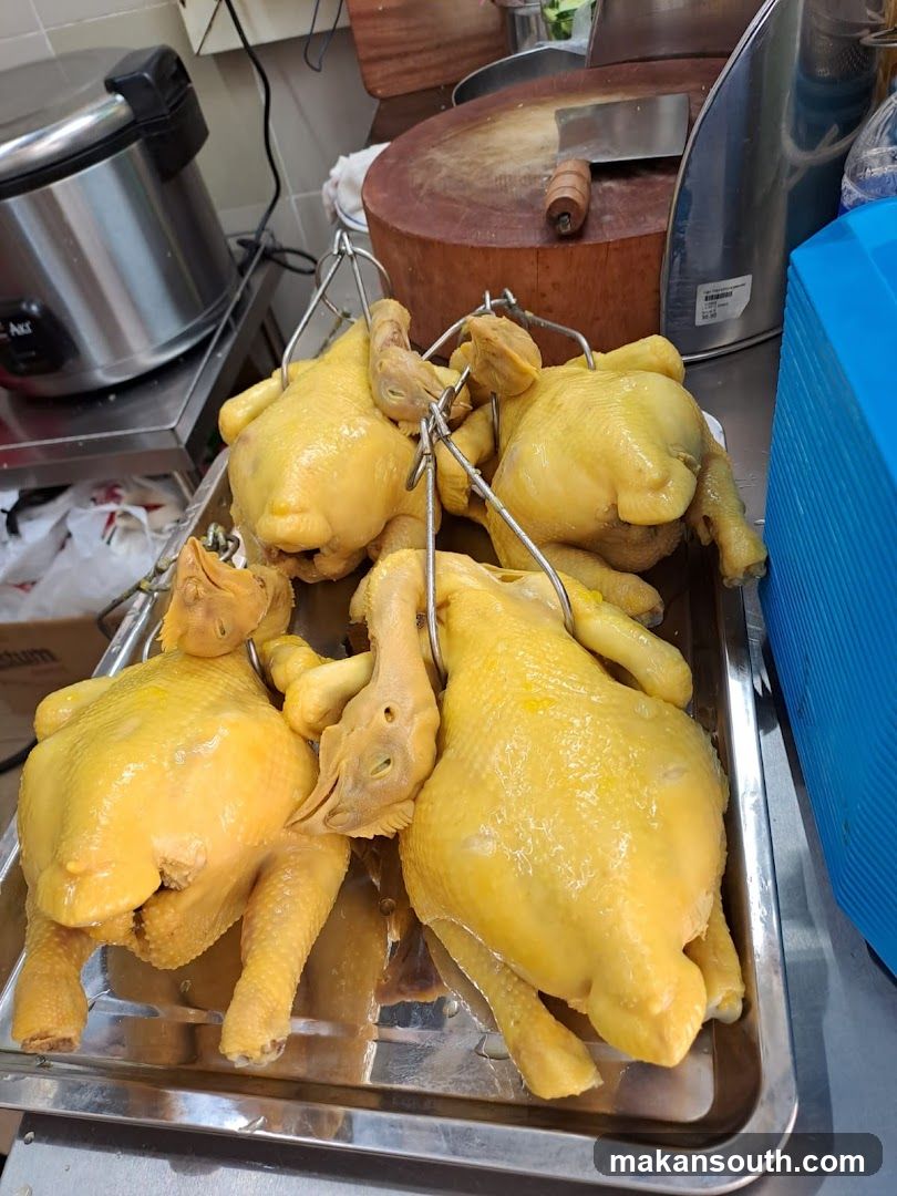 Cooked Chickens on Tray