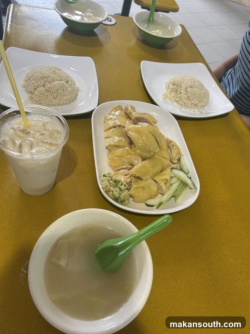 Hainanese Chicken Rice Meal