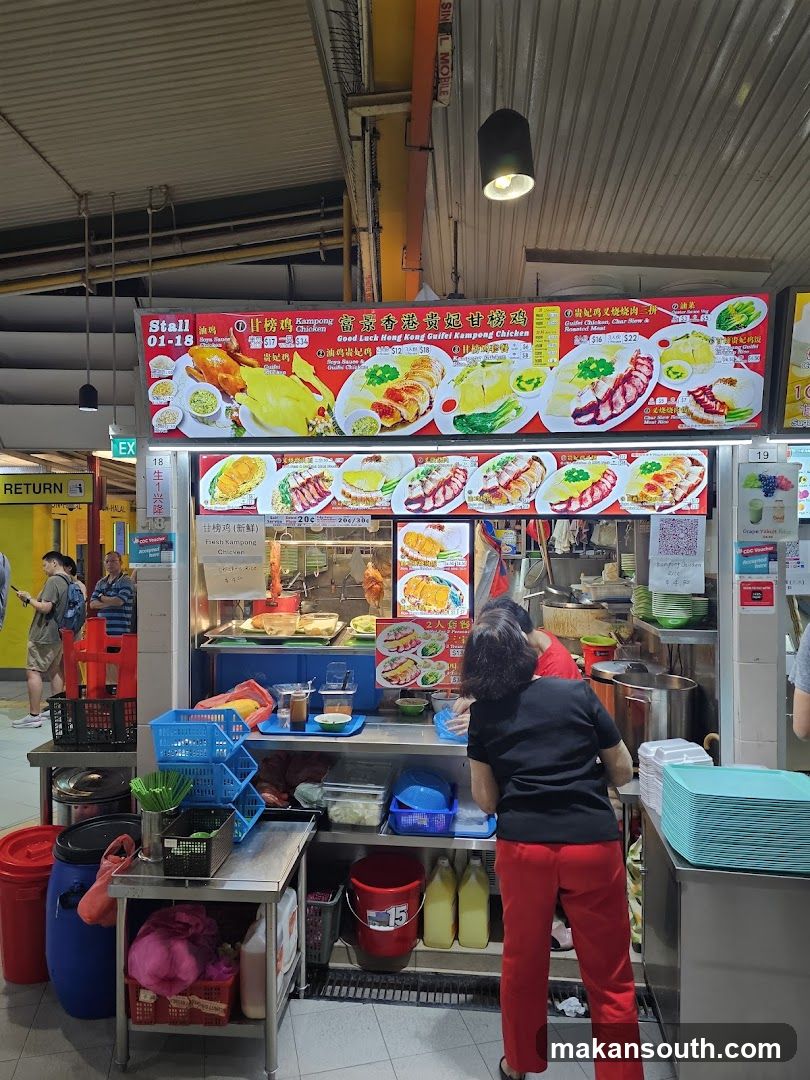 Food Stall Interior View