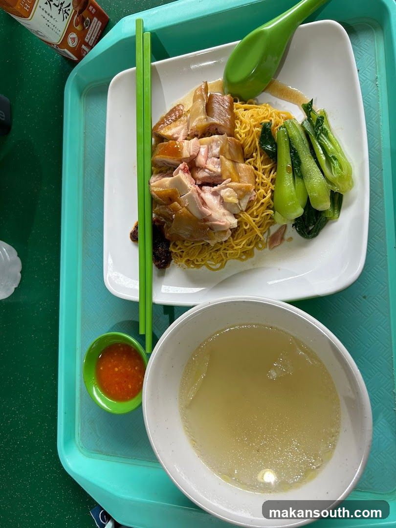 Noodle Meal with Chicken and Broccoli