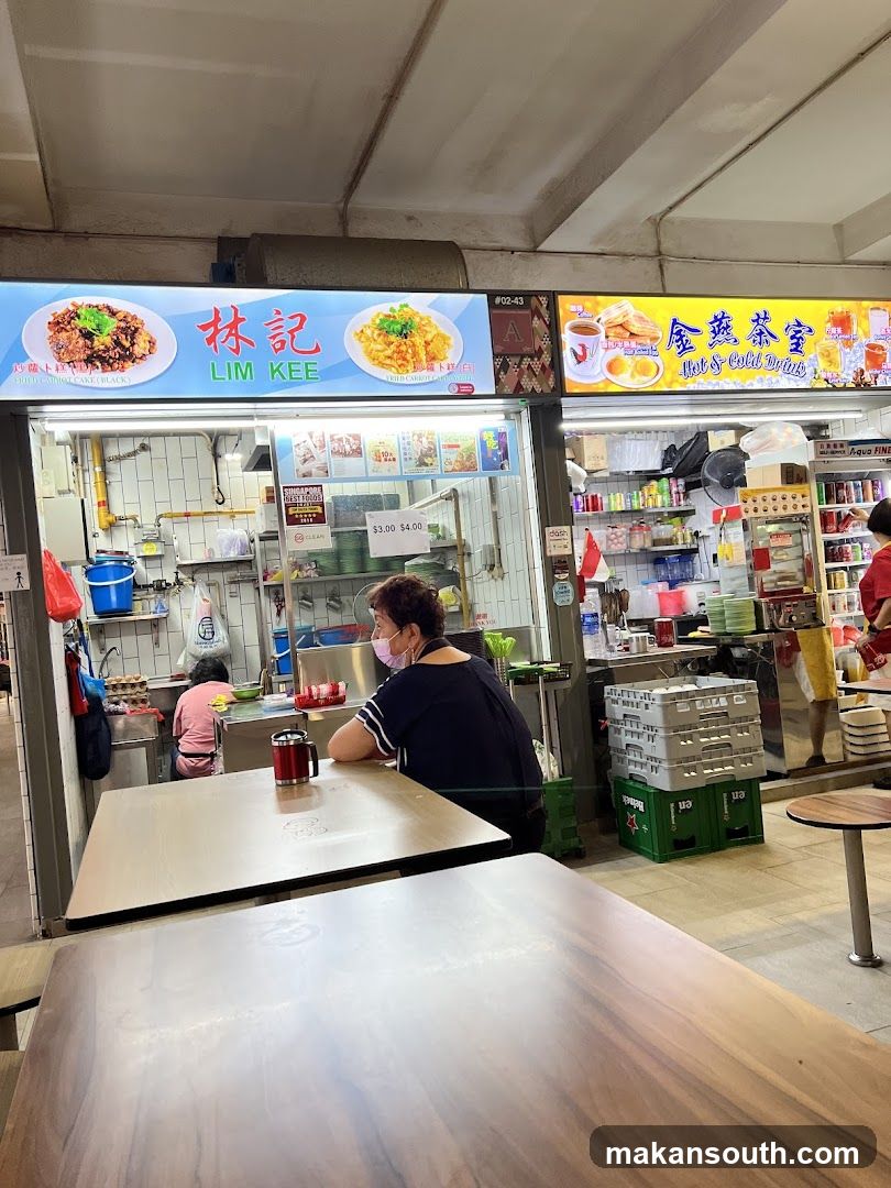 Food Stall Interior View