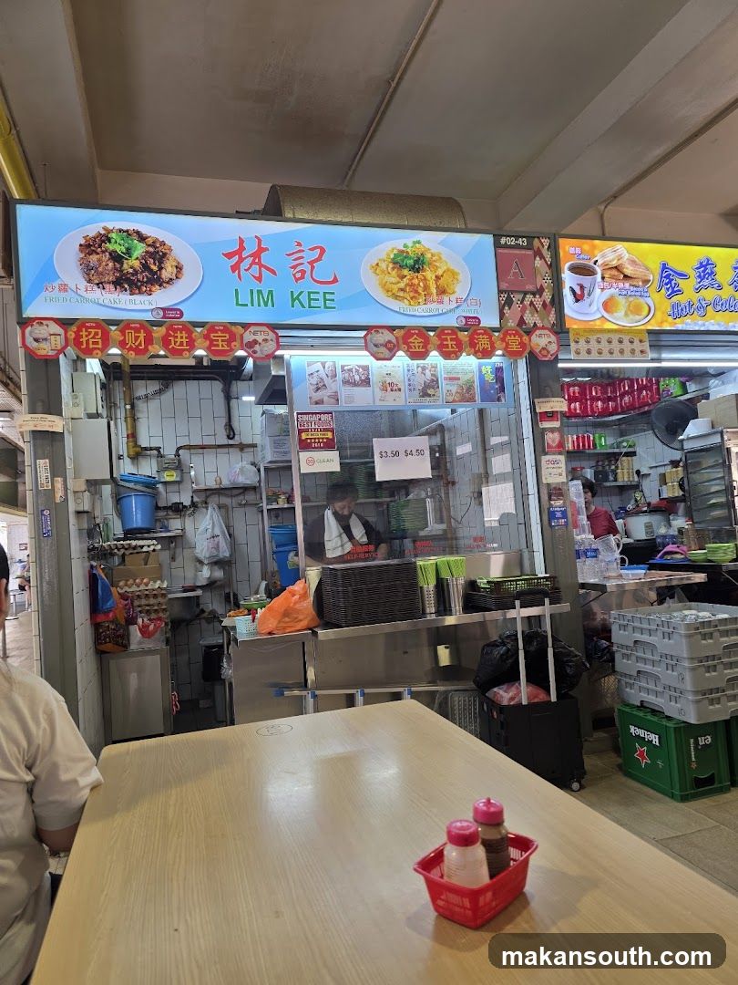 Food Stall Interior View