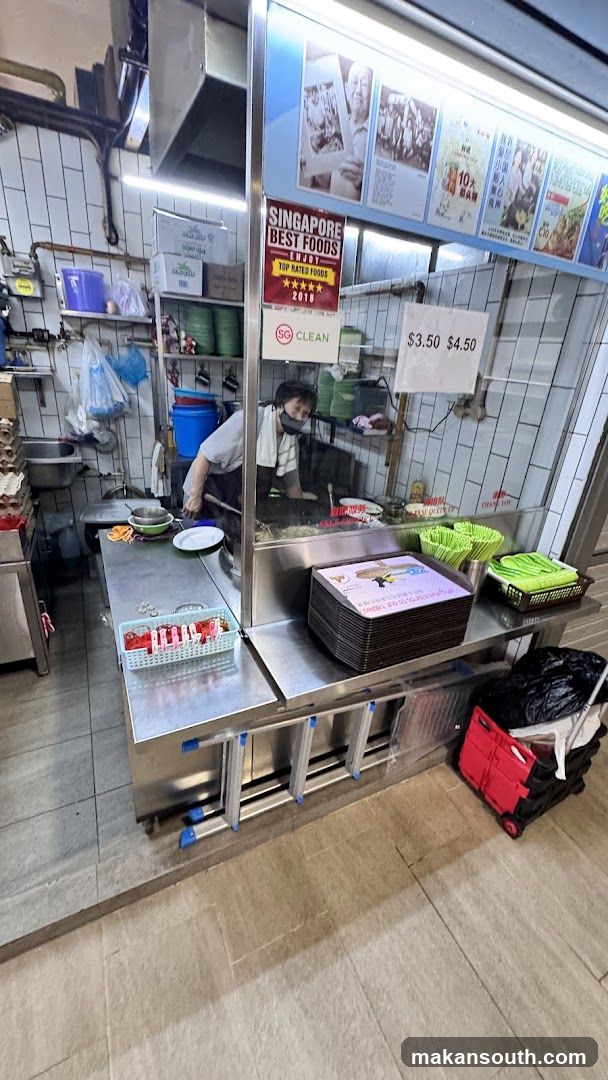 Food Stall Interior View