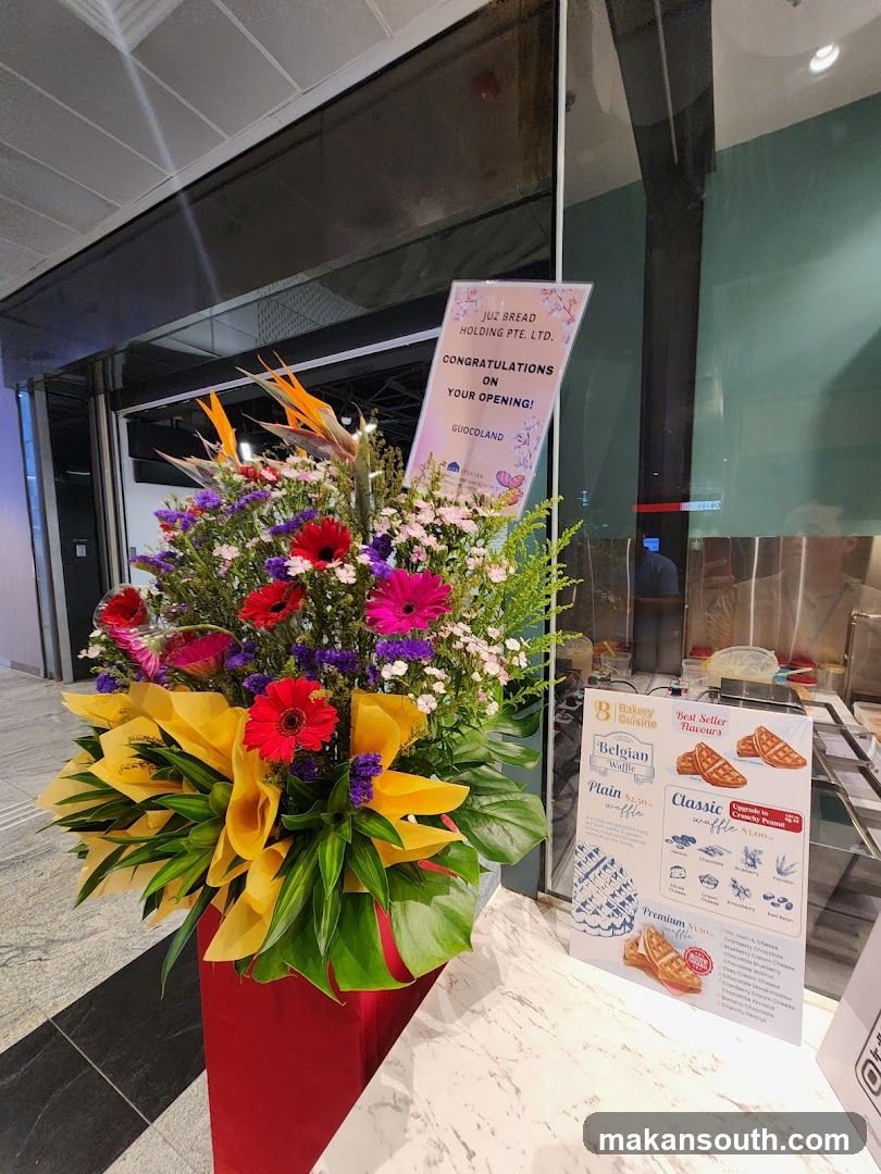 Flower Arrangement and Menu Display