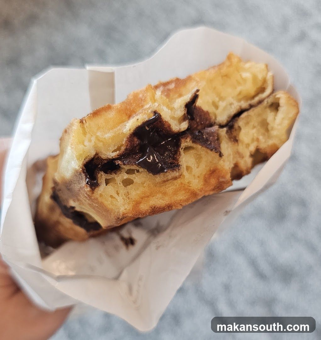 Chocolate Pastry in Paper Wrapper