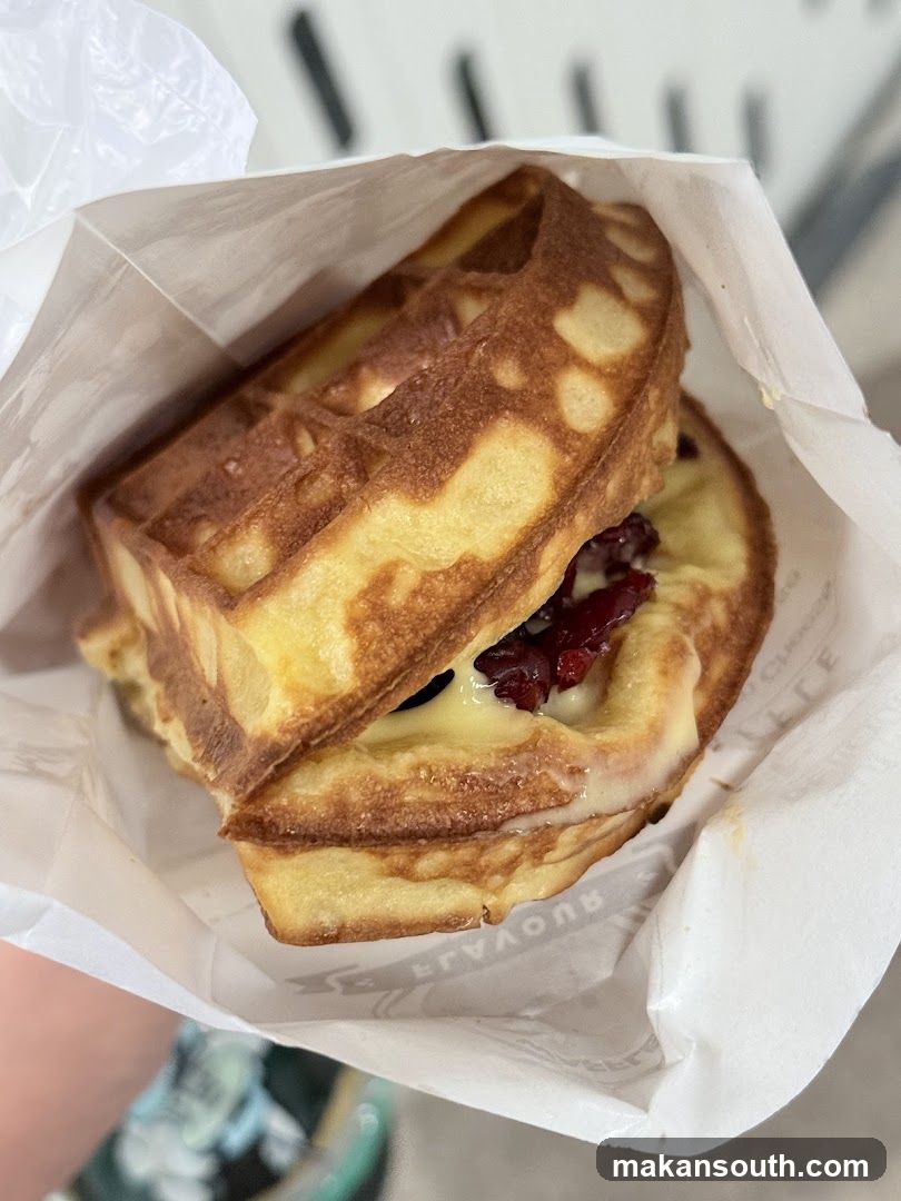 Waffle Sandwich with Filling