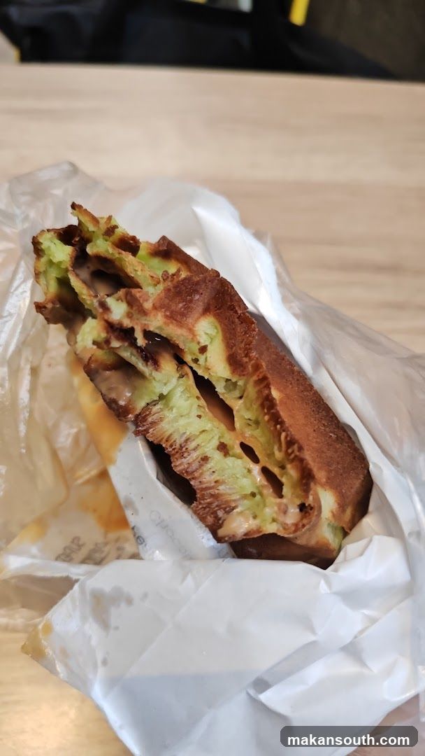 Grilled Sandwich with Green Filling