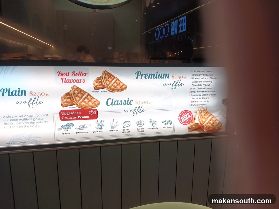 Waffle Menu Board