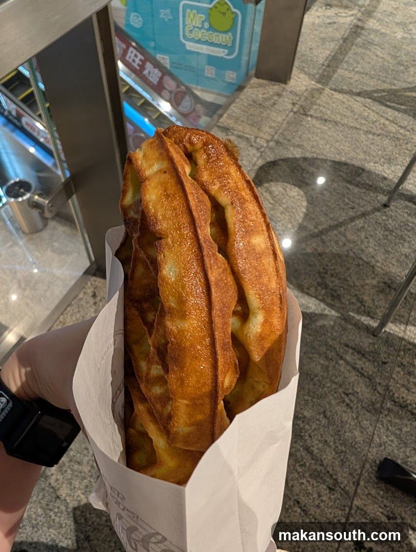 Waffle Sandwich in Paper Bag