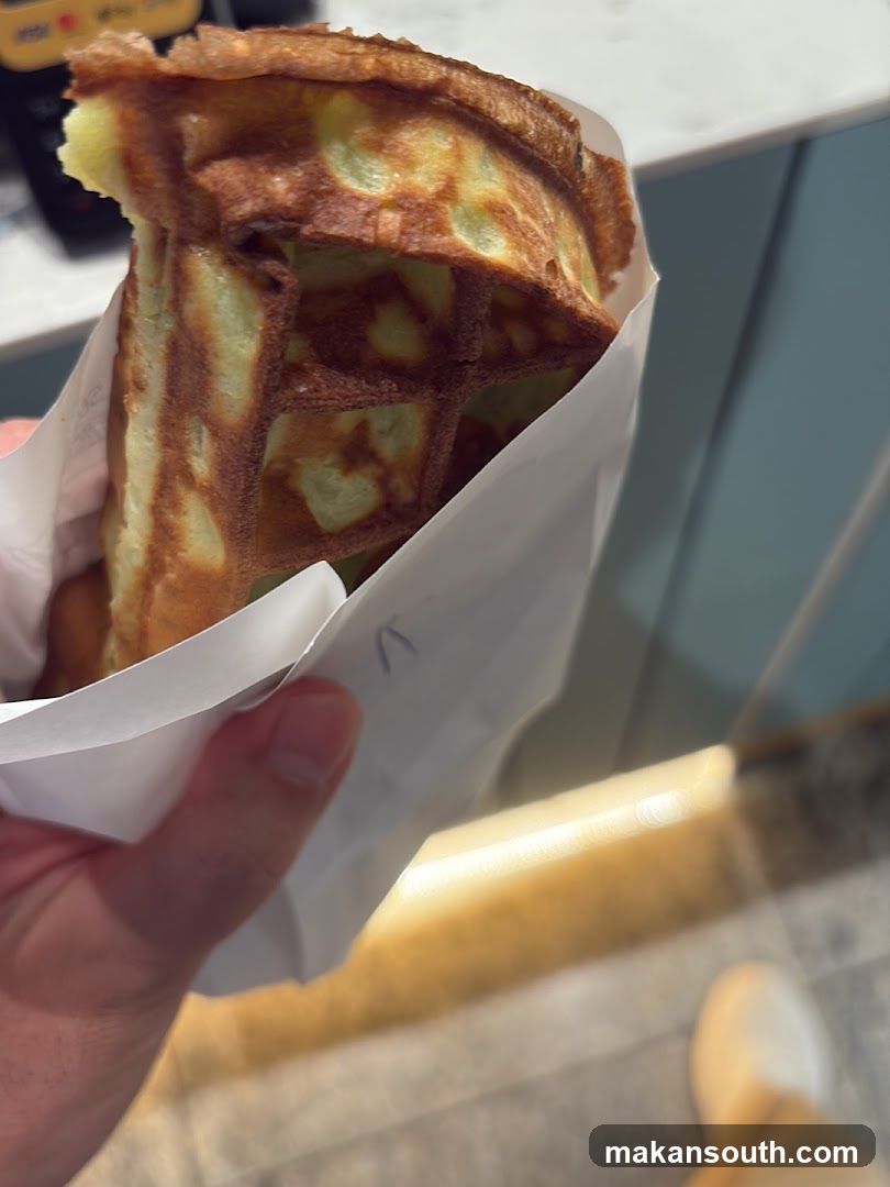 Handheld Waffle Sandwich