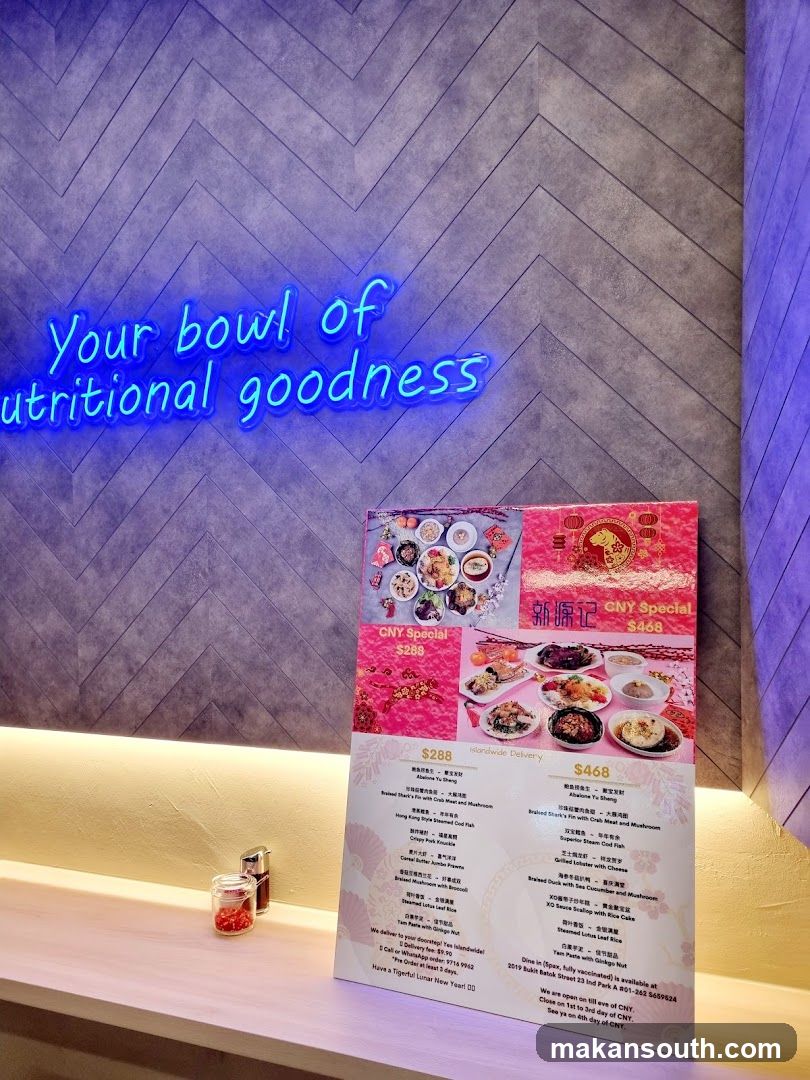 New Origin CNY Special Menu Display
