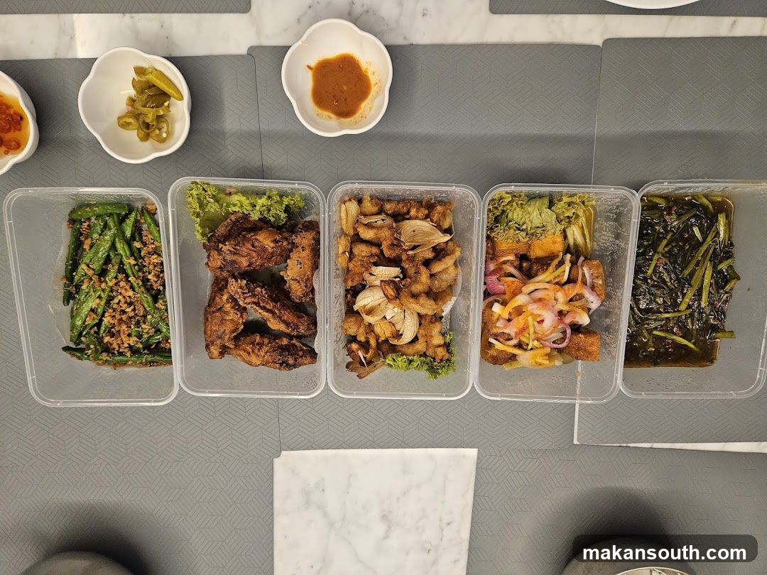 Takeout Meal Containers on Table