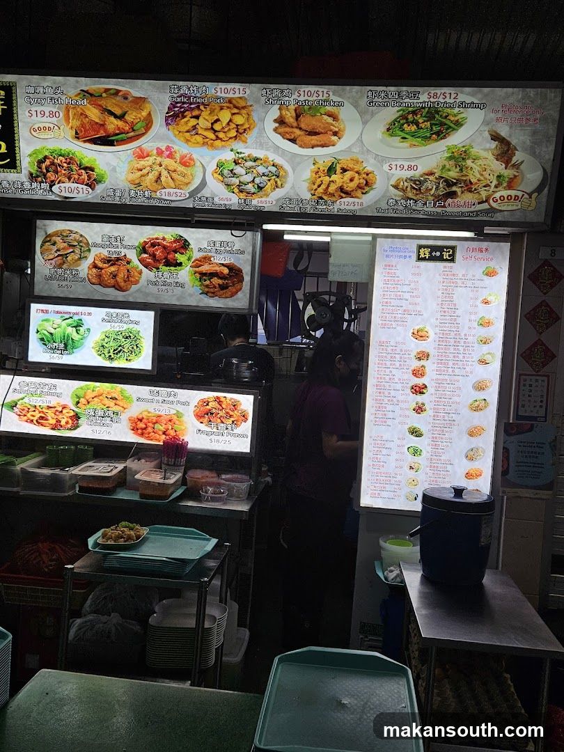 Food Stall Interior View