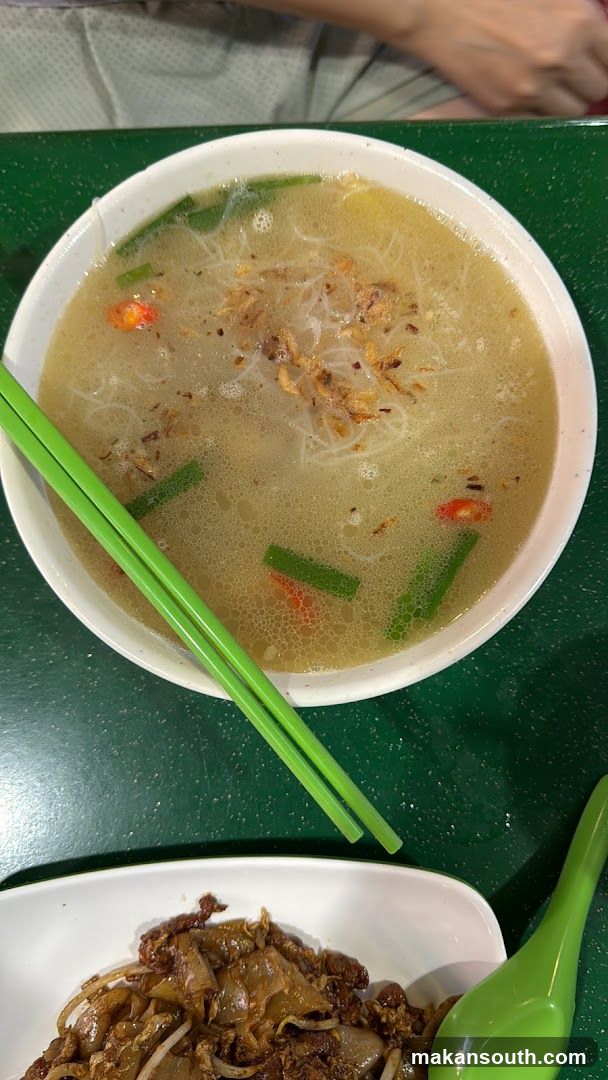 Bowl of Noodle Soup with Side Dish