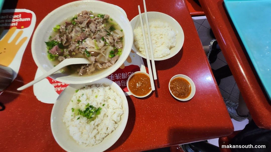 Meal on Red Table