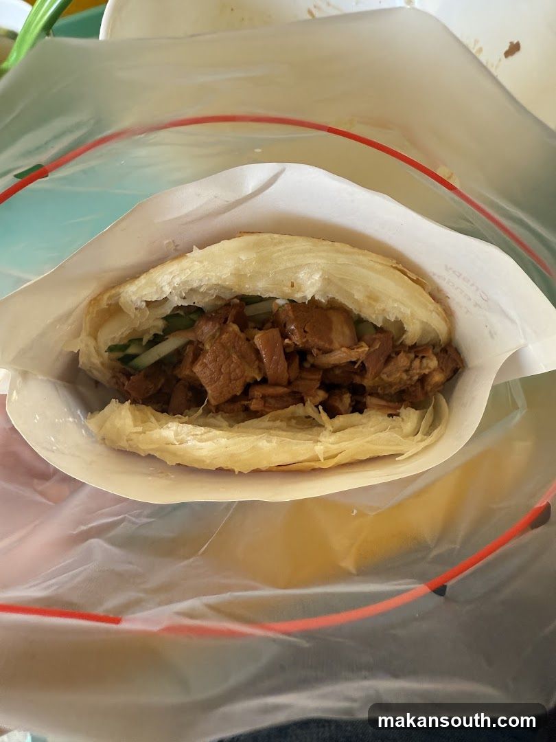Pork Sandwich in Wrapper