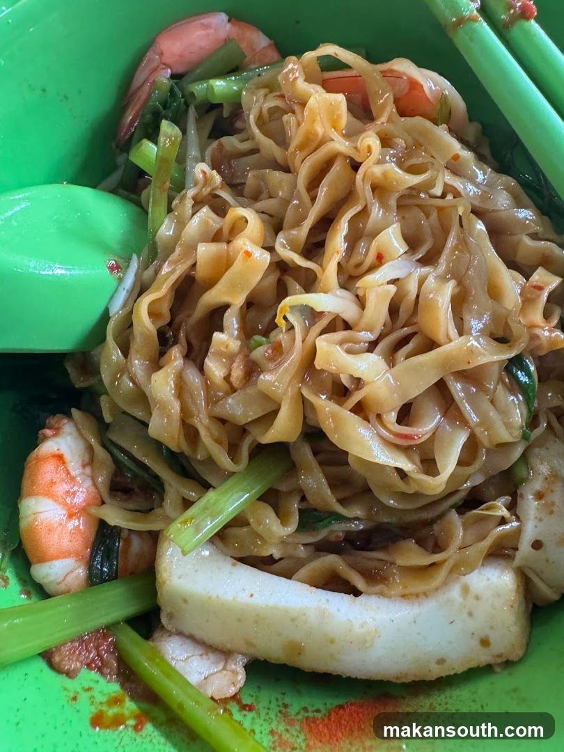Noodle Dish with Shrimp and Tofu