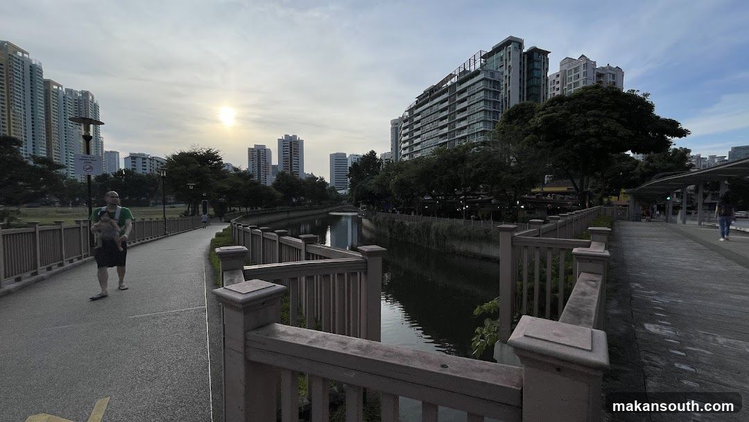 Sunset Walkway by Canal