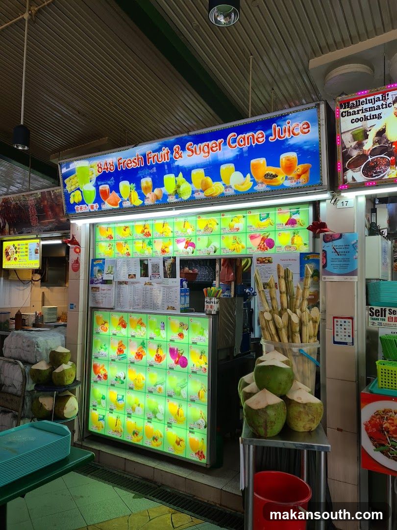 Fresh Fruit & Sugar Cane Juice Stall