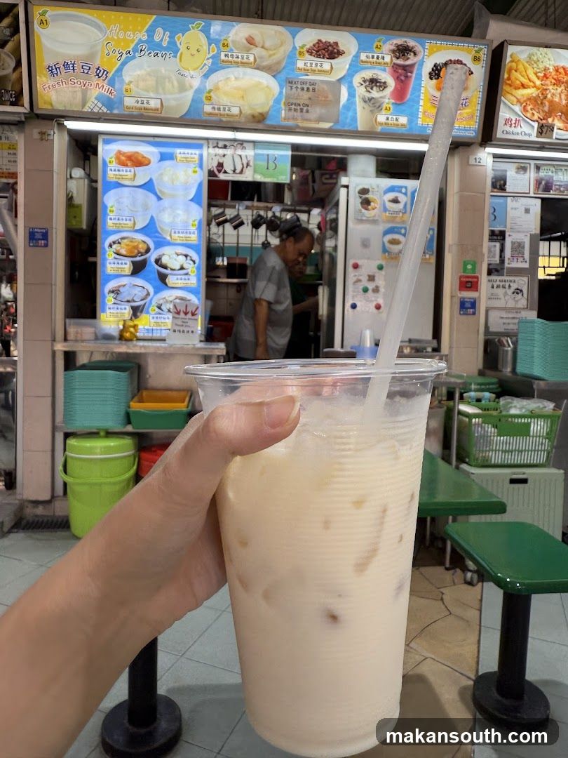 Soybean Milk Drink at Food Stall