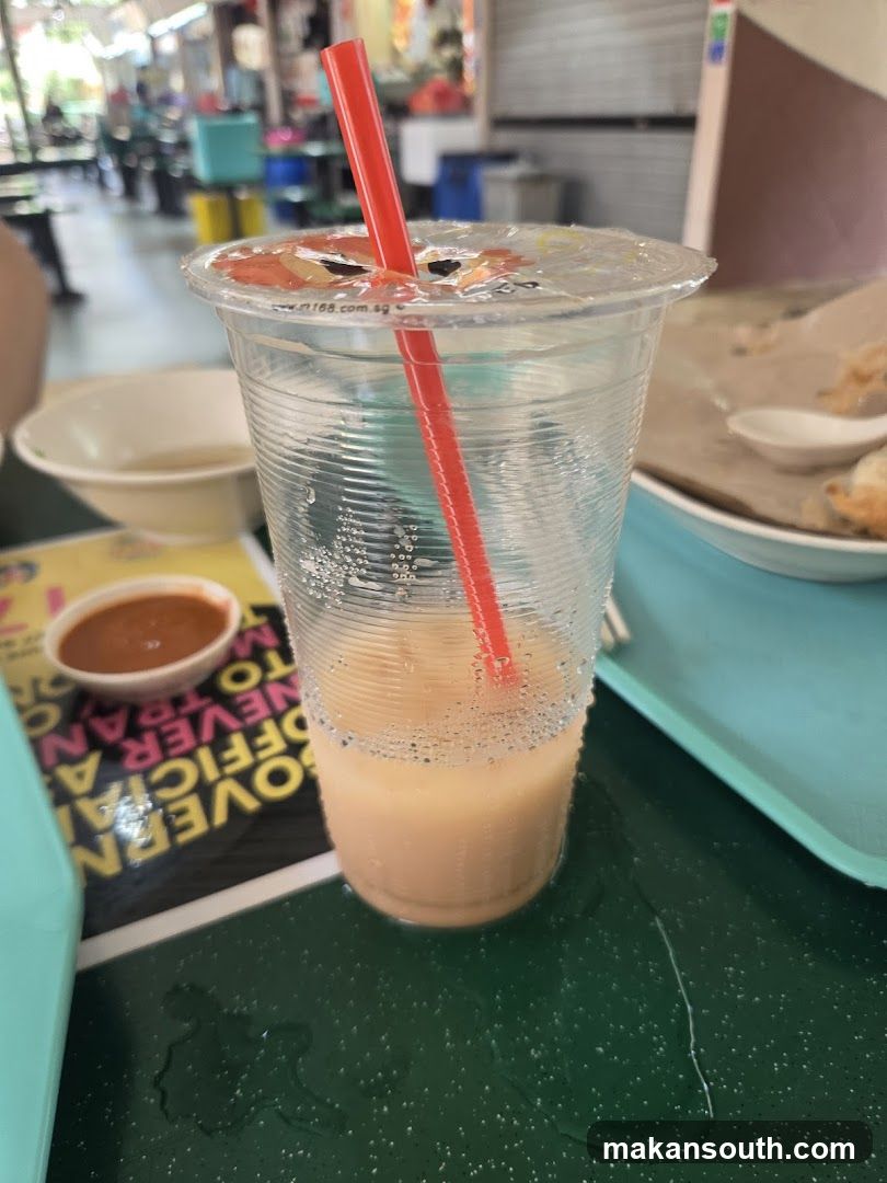 Beverage at a food stall