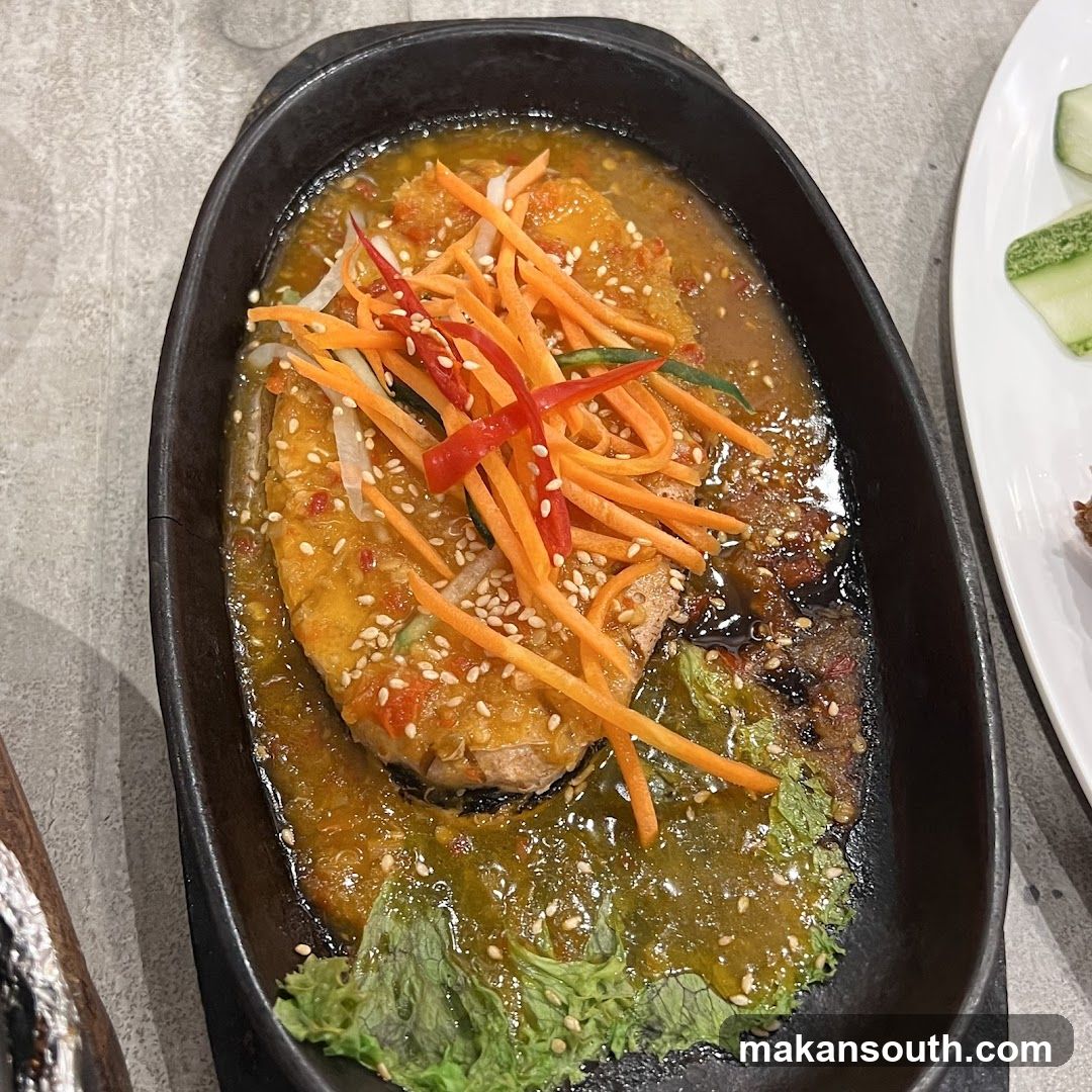 Sizzling Fish Dish