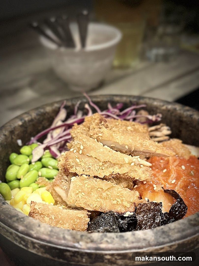 Bowl of Fried Chicken Rice Bowl