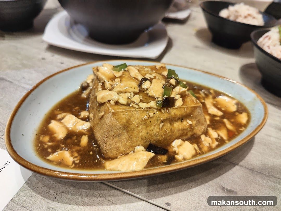 Tofu Dish with Sauce and Nuts