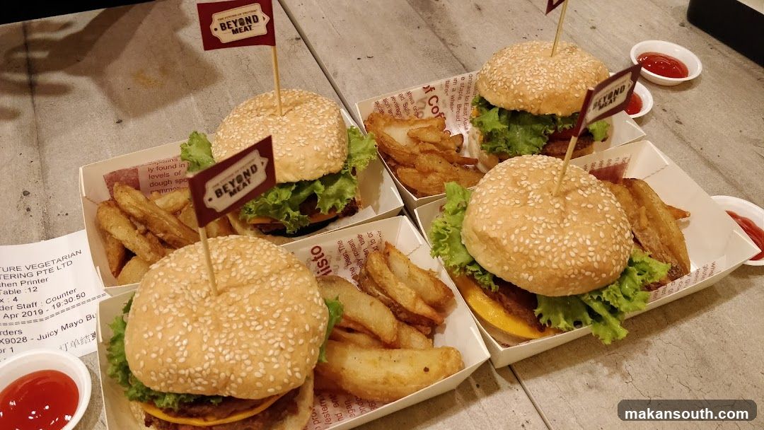 Beyond Meat Burgers and Fries