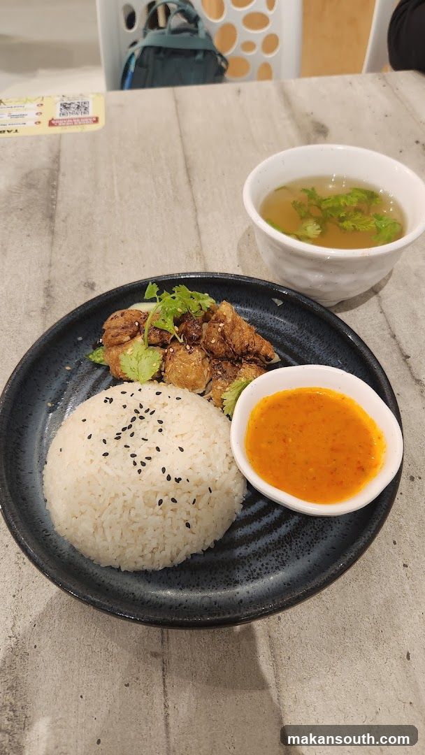Meal with Rice and Soup