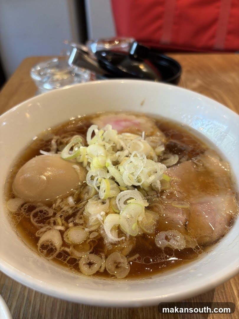 Ramen Bowl with Egg and Scallions