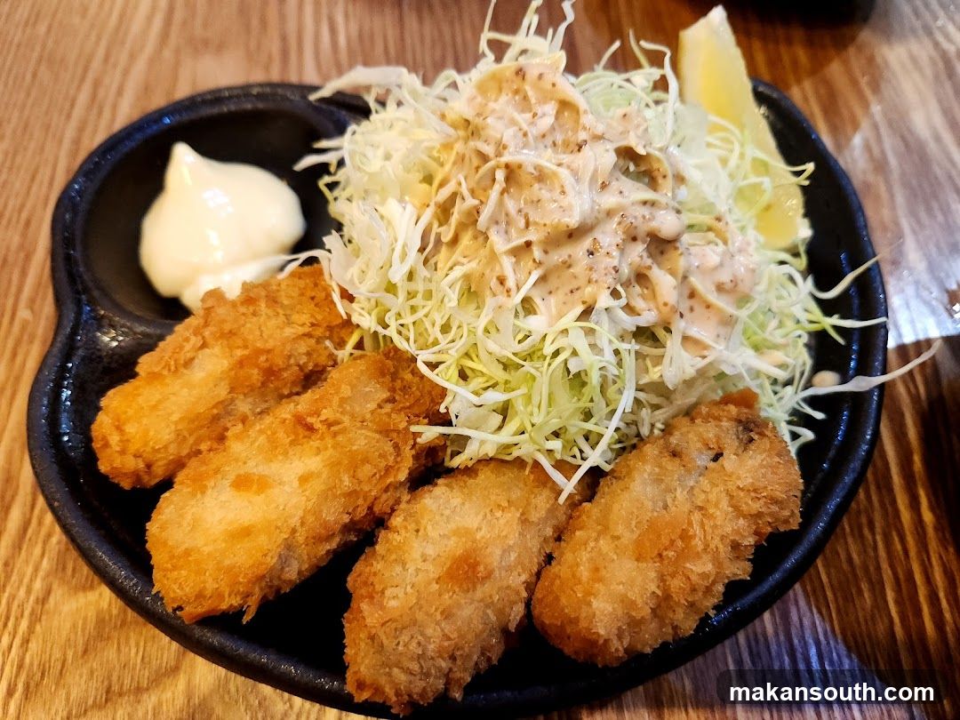 Fried Croquettes with Cabbage Salad