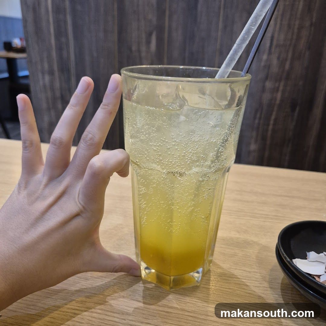 Iced Lemonade with Hand Gesture