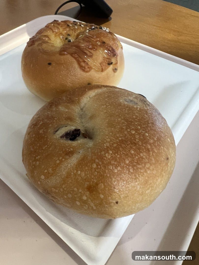Bagel on a Plate