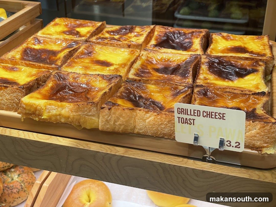 Grilled Cheese Toast Display
