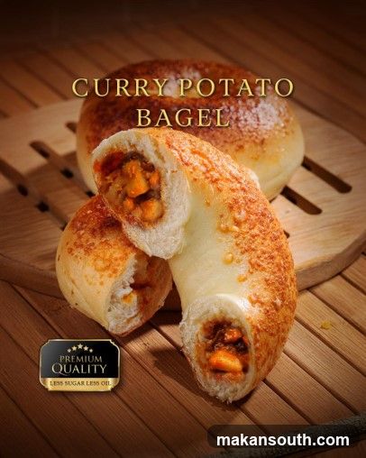 Curry Potato Bagel
