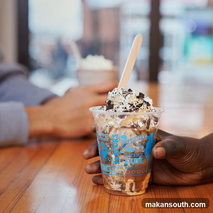 Ice Cream Treat with Whipped Topping