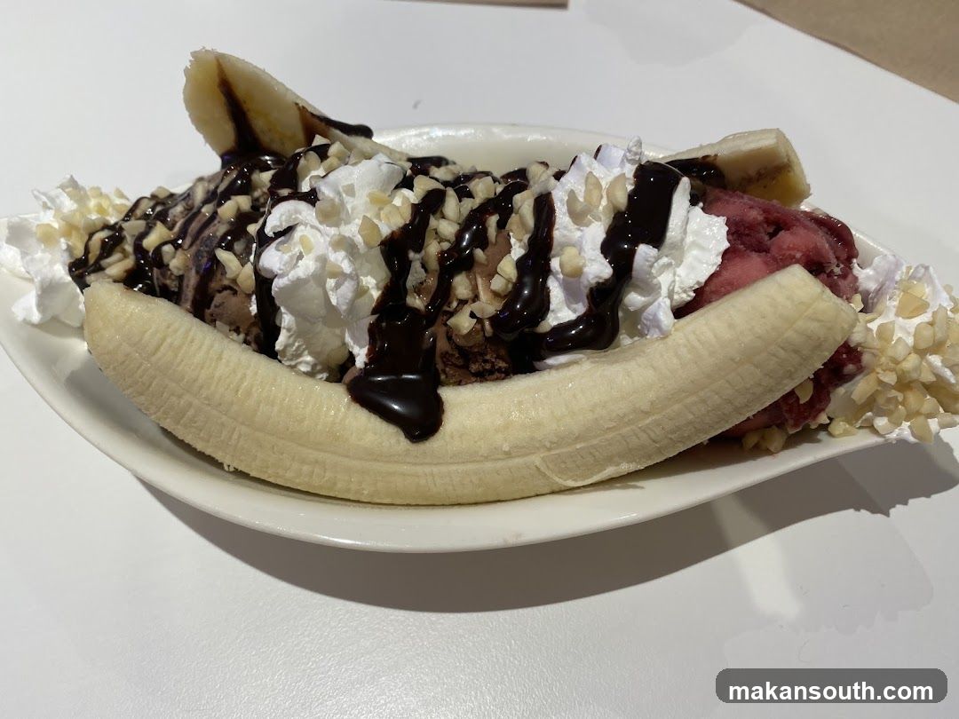 Banana Split with Toppings